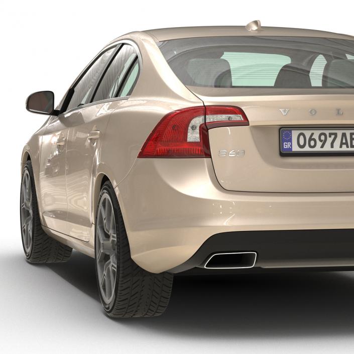 3D Volvo S60 2016 Rigged