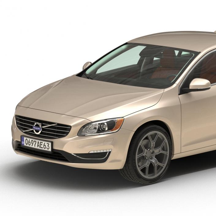 3D Volvo S60 2016 Rigged