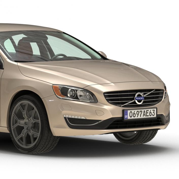 3D Volvo S60 2016 Rigged