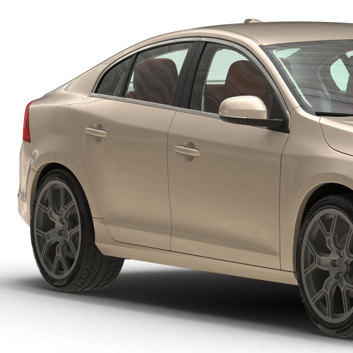 3D Volvo S60 2016 Rigged