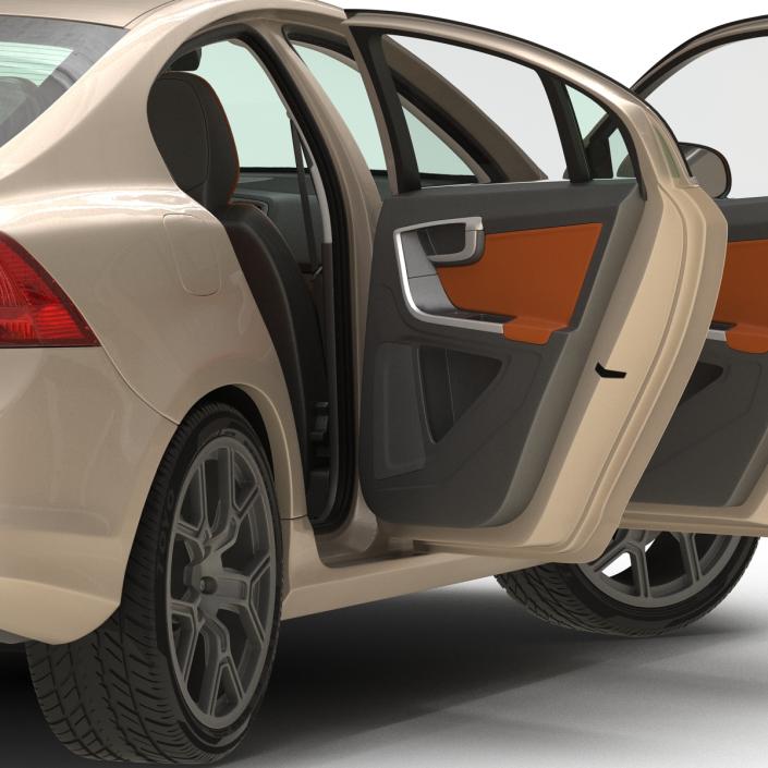 3D Volvo S60 2016 Rigged