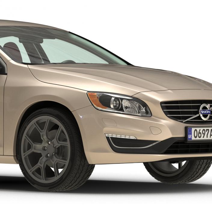 3D Volvo S60 2016 Rigged