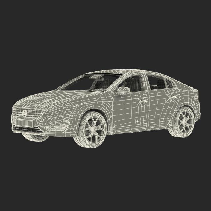 3D Volvo S60 2016 Rigged