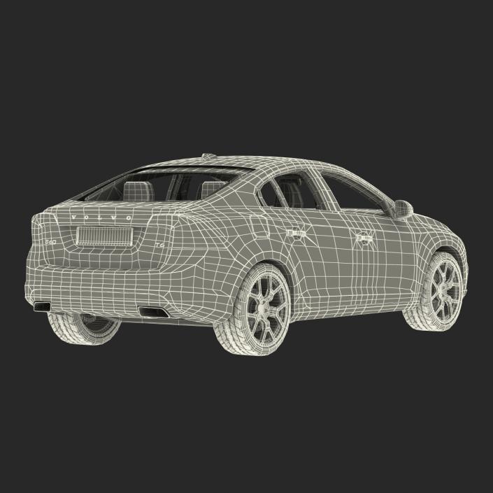 3D Volvo S60 2016 Rigged