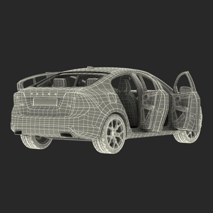 3D Volvo S60 2016 Rigged