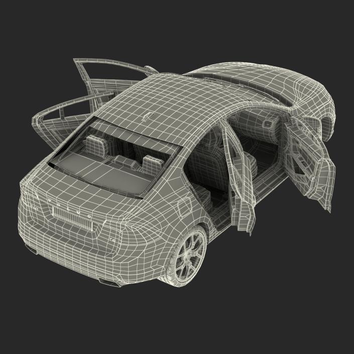 3D Volvo S60 2016 Rigged