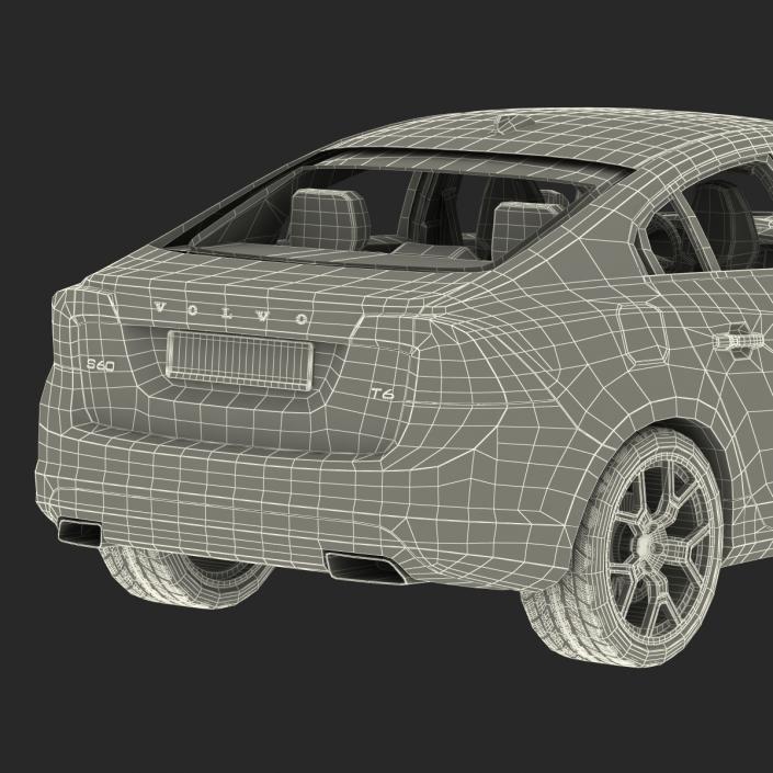 3D Volvo S60 2016 Rigged