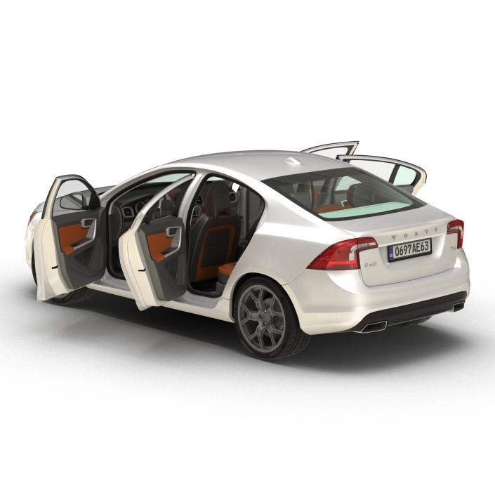 3D model Volvo S60 2016 Simple Interior