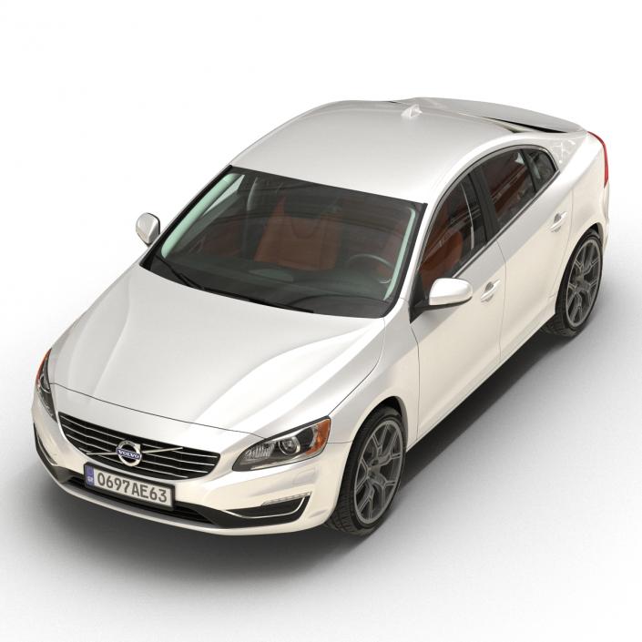 3D model Volvo S60 2016 Simple Interior