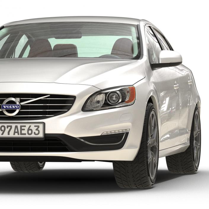 3D model Volvo S60 2016 Simple Interior