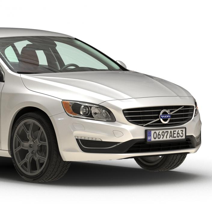 3D model Volvo S60 2016 Simple Interior