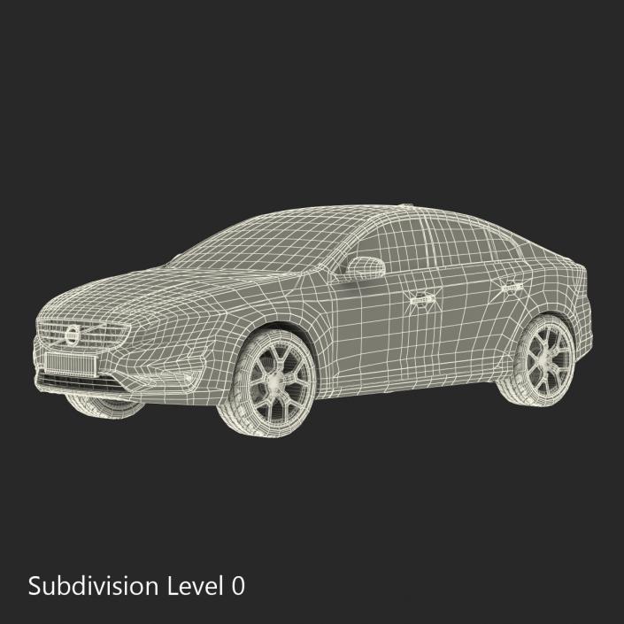 3D model Volvo S60 2016 Simple Interior