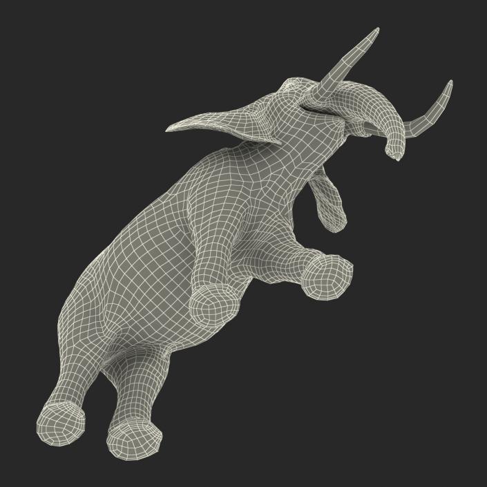 3D Elephant Walking Pose