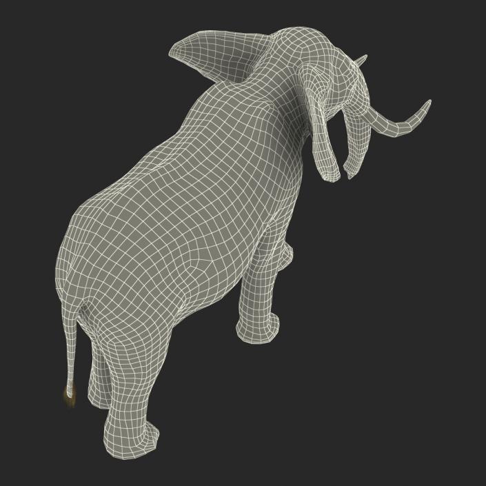 3D Elephant Walking Pose