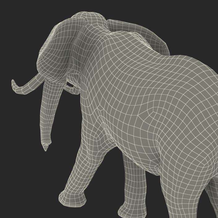 3D Elephant Walking Pose