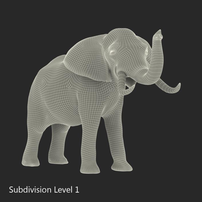 3D model Elephant Pose 3