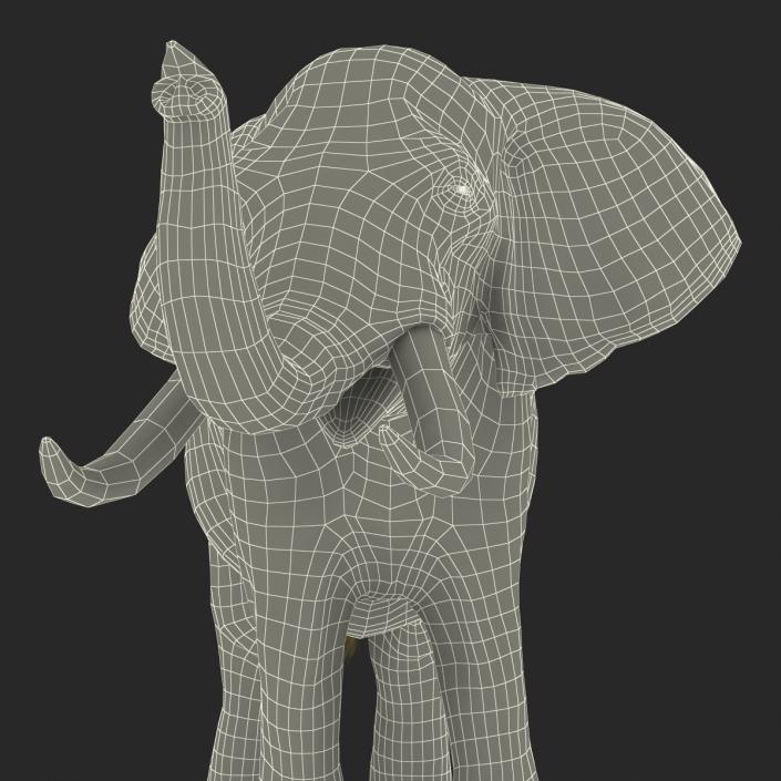 3D model Elephant Pose 3