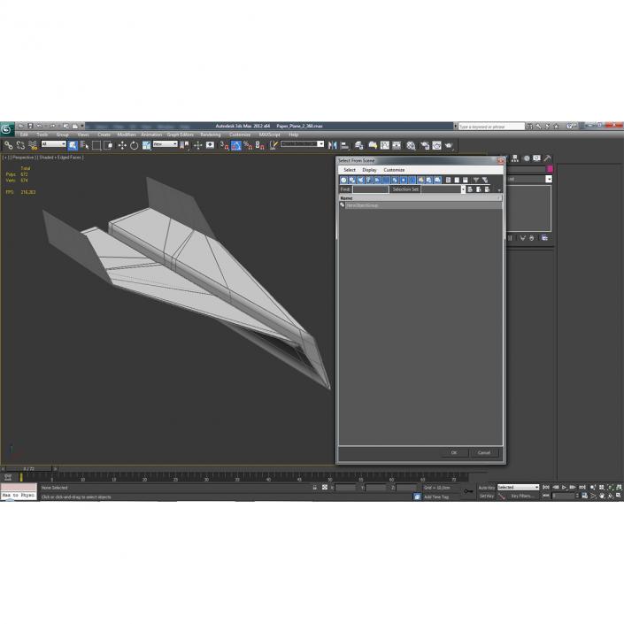 3D Paper Plane 2 model