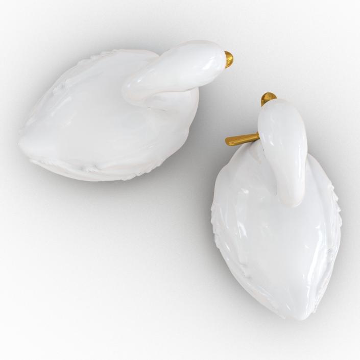 3D model Swans Wedding Cake Topper