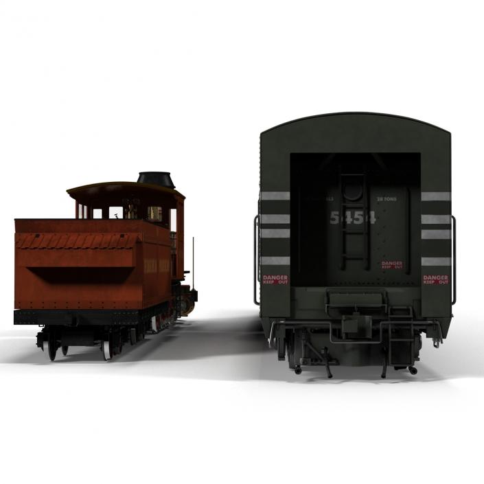 3D Steam Trains Collection model