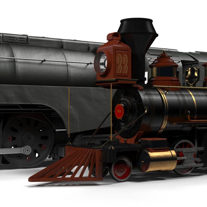 3D Steam Trains Collection model