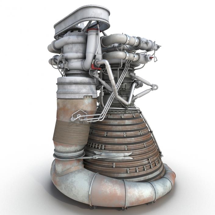 F-1 Rocket Engine 2 3D model