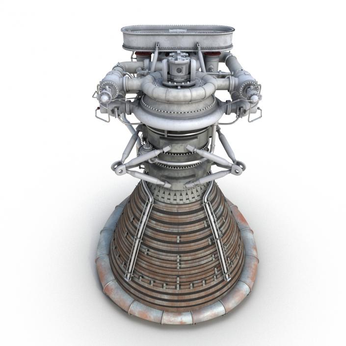 F-1 Rocket Engine 2 3D model