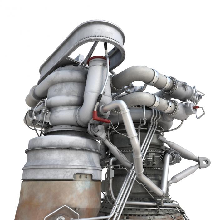 F-1 Rocket Engine 2 3D model