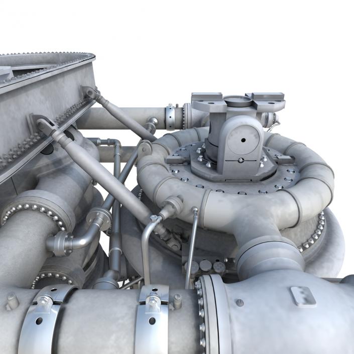 F-1 Rocket Engine 2 3D model