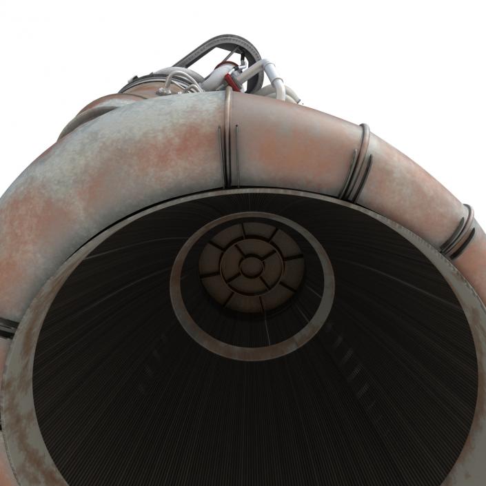 F-1 Rocket Engine 2 3D model