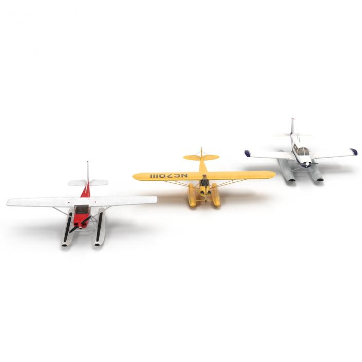 3D model Seaplanes Collection