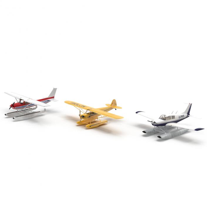 3D model Seaplanes Collection