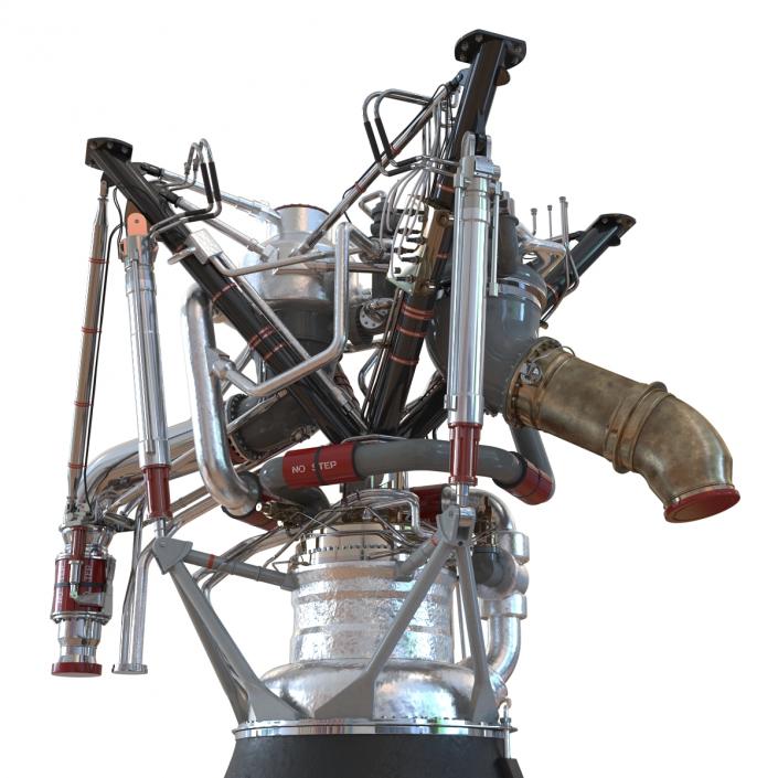 Rocket Engine RS 68 3D model