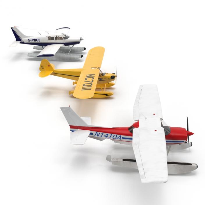 3D model Seaplanes Collection