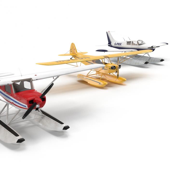 3D model Seaplanes Collection