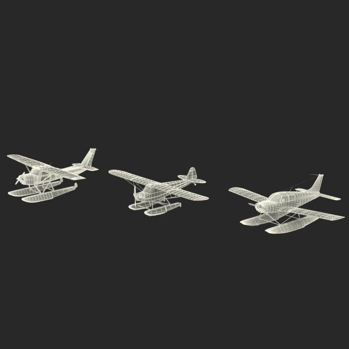 3D model Seaplanes Collection