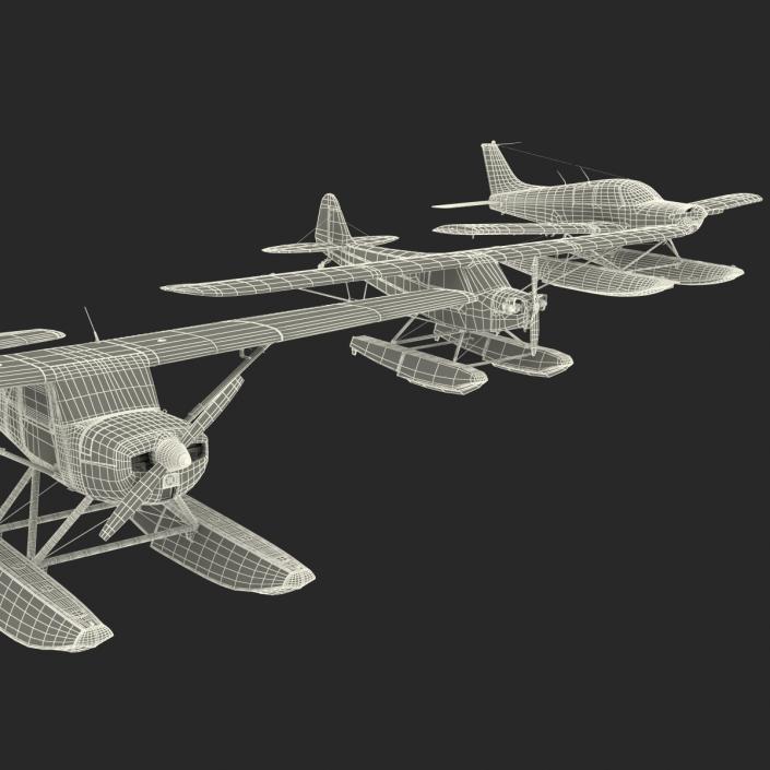 3D model Seaplanes Collection