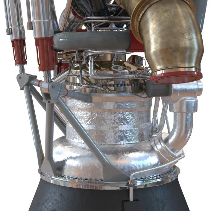 Rocket Engine RS 68 3D model