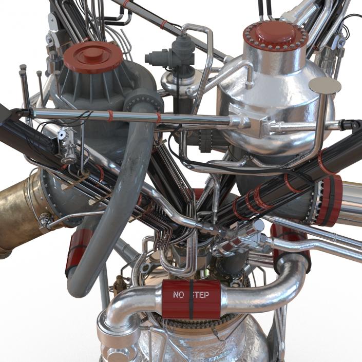 Rocket Engine RS 68 3D model