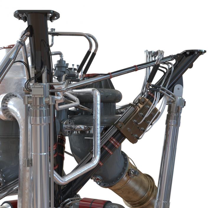 Rocket Engine RS 68 3D model