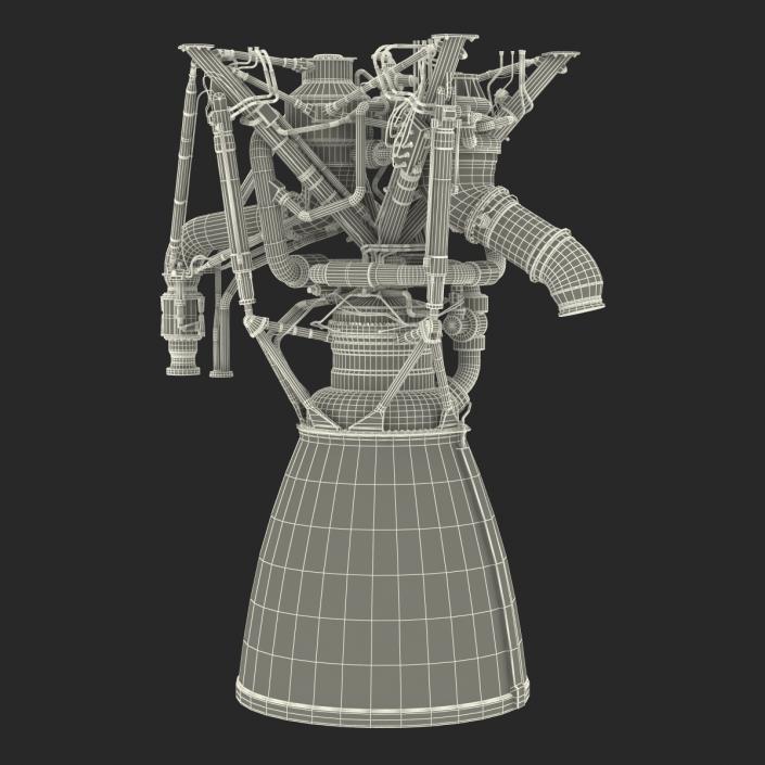 Rocket Engine RS 68 3D model