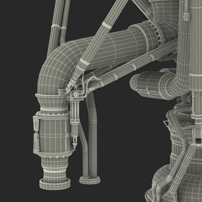 Rocket Engine RS 68 3D model