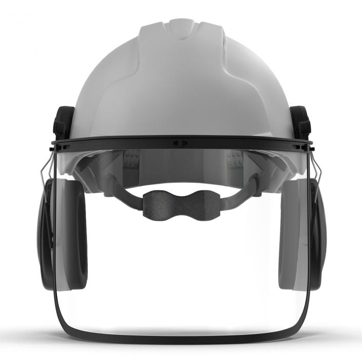 3D Safety Helmet 2 White