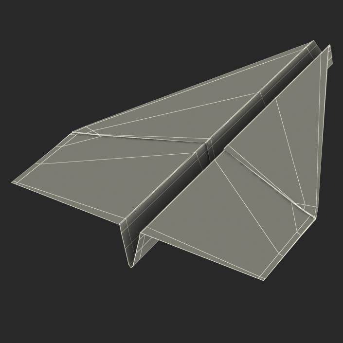 3D Paper Plane 3 model