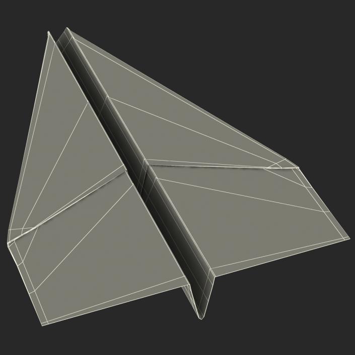 3D Paper Plane 3 model