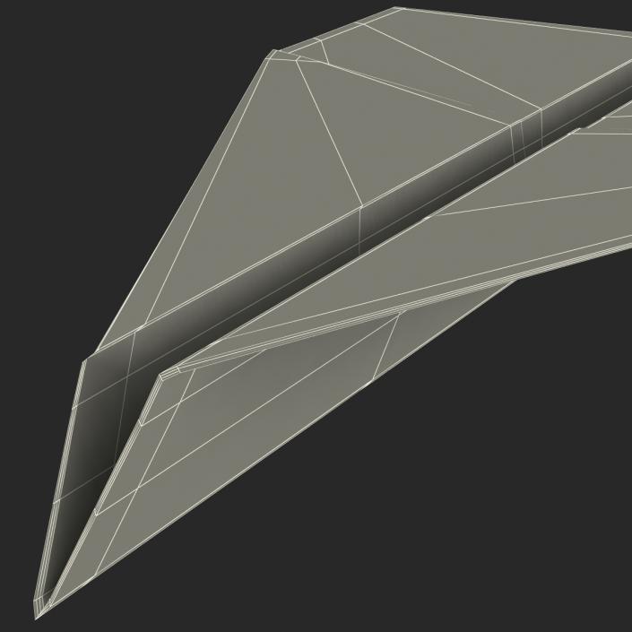 3D Paper Plane 3 model