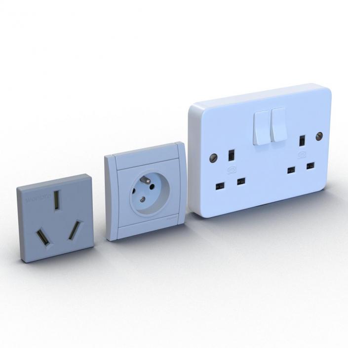 Electrical Outlets Collection 3D model