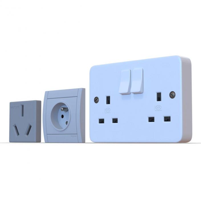 Electrical Outlets Collection 3D model