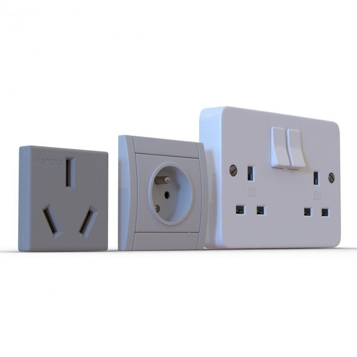 Electrical Outlets Collection 3D model