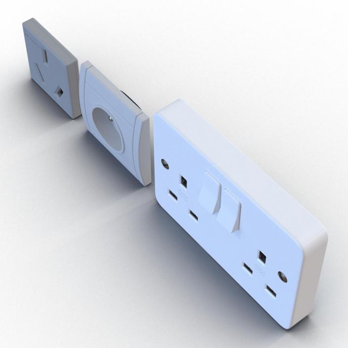 Electrical Outlets Collection 3D model